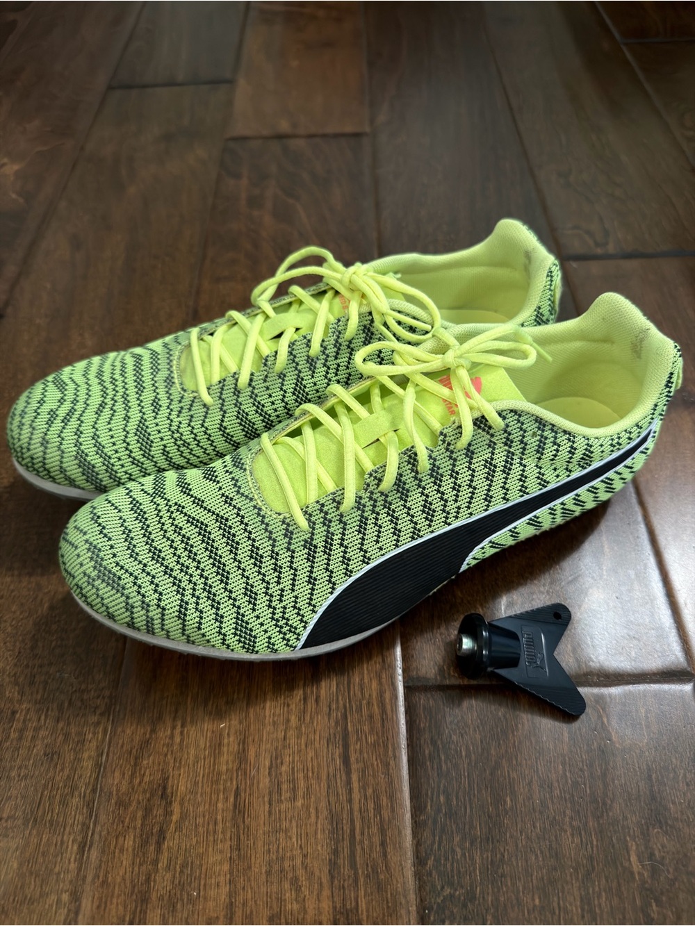 Men’s Puma Neon Yellow Track & Field Cross Country Running Spikes